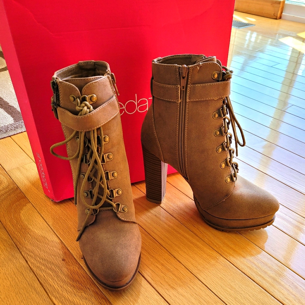 Combat style booties